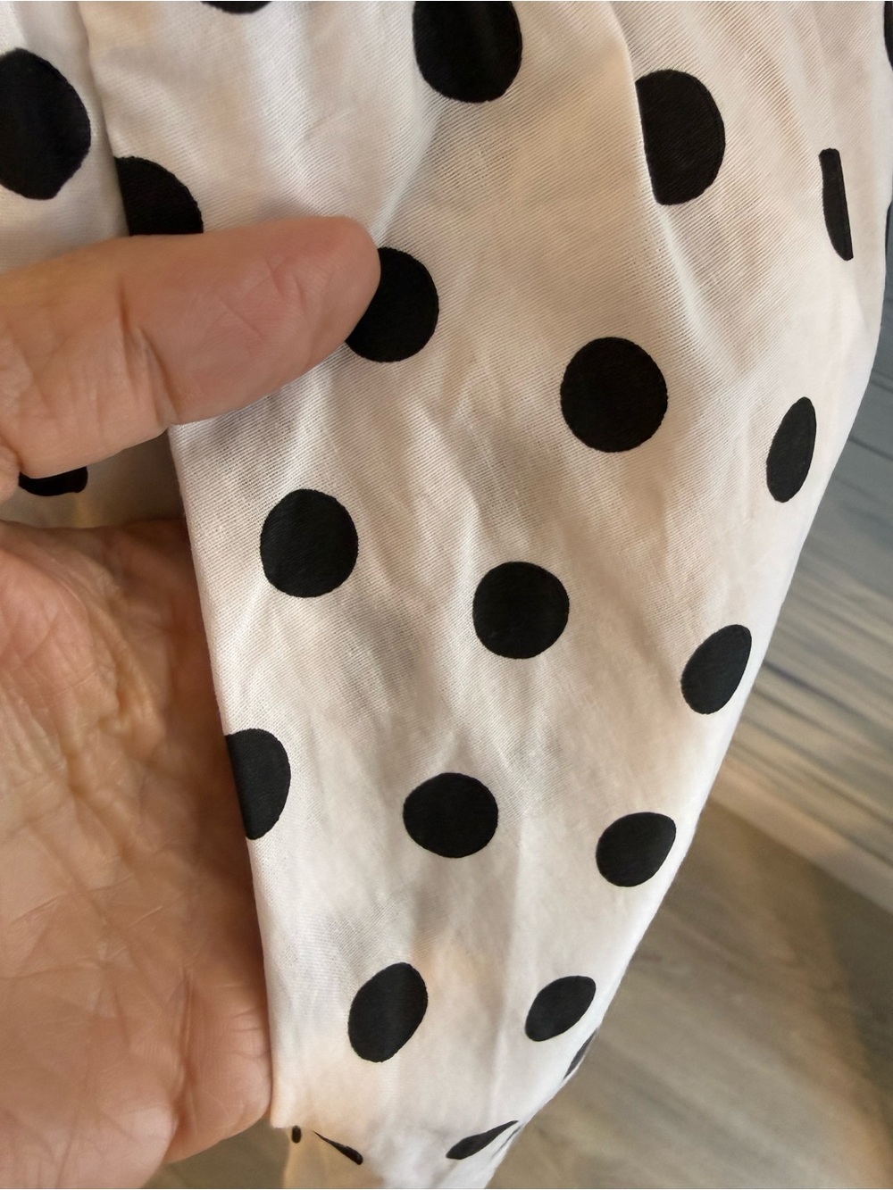 Polka Dot Sleeveless Midi Dress in Black & White #259 - Picture 5 of 13